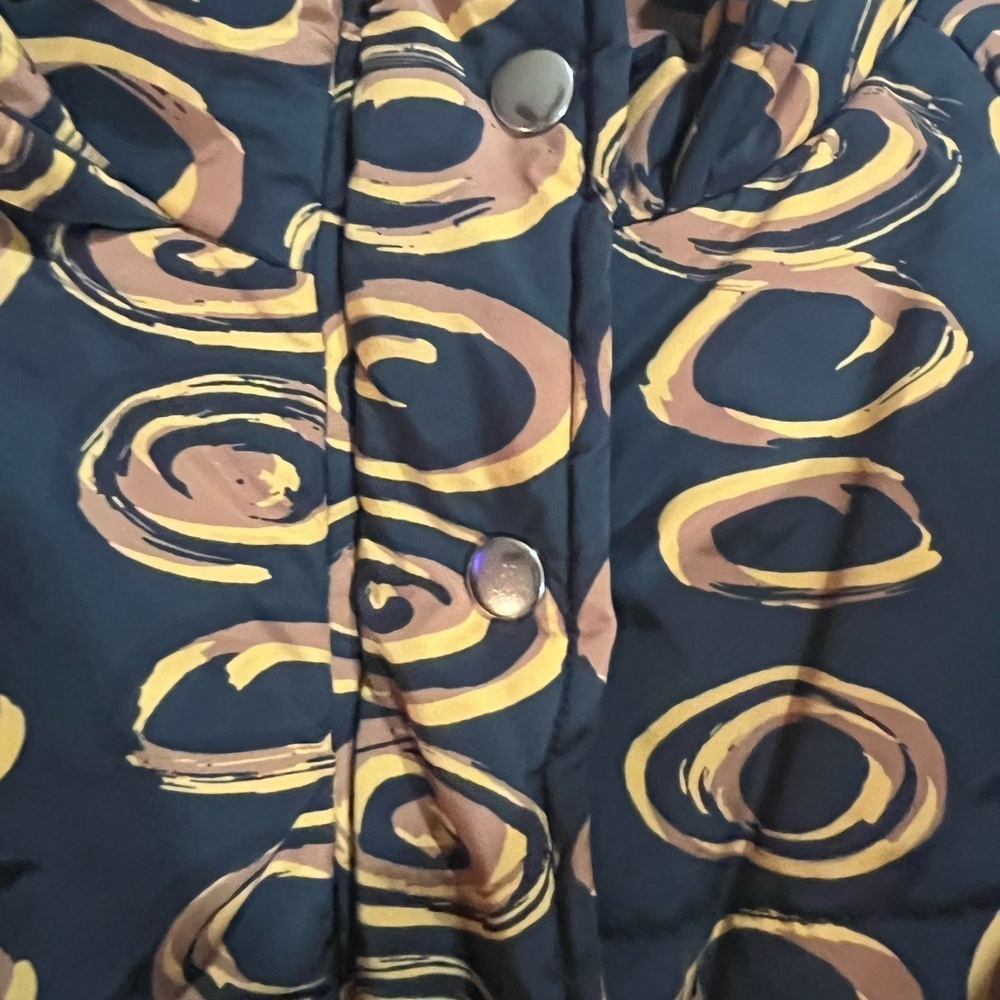 Free People Black and Gold Patterned Jacket Size M/L - Picture 7 of 12